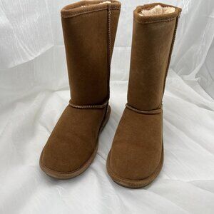 Bearpaw Eva Shearling Lined Suede‎ Boots M410W Hickory 8